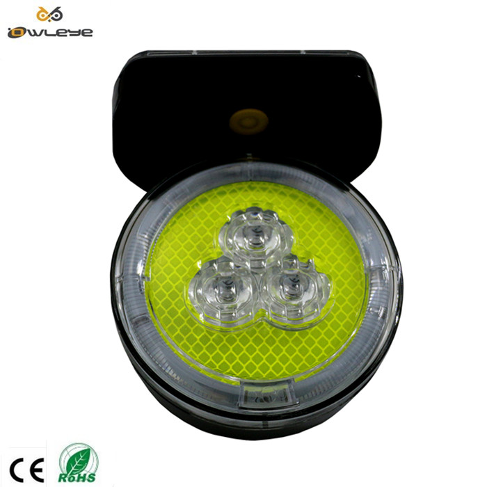 5 LED magnetic solar warning light 