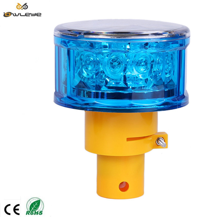 12 LED solar warning light 