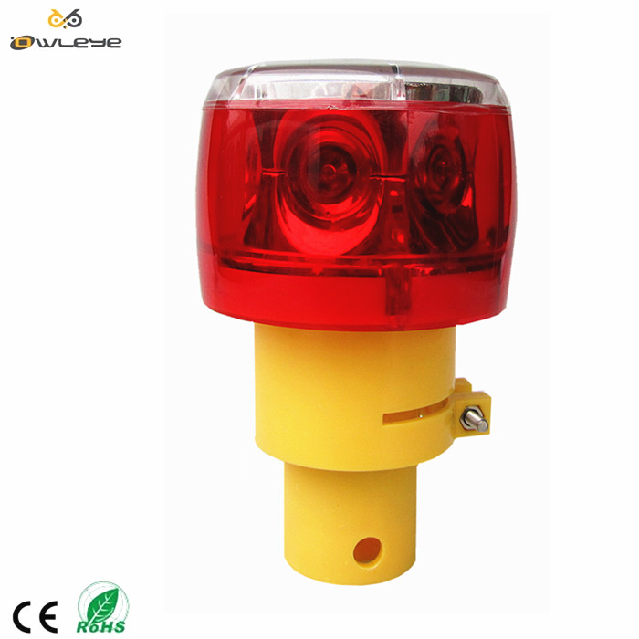 6 LED solar warning light 