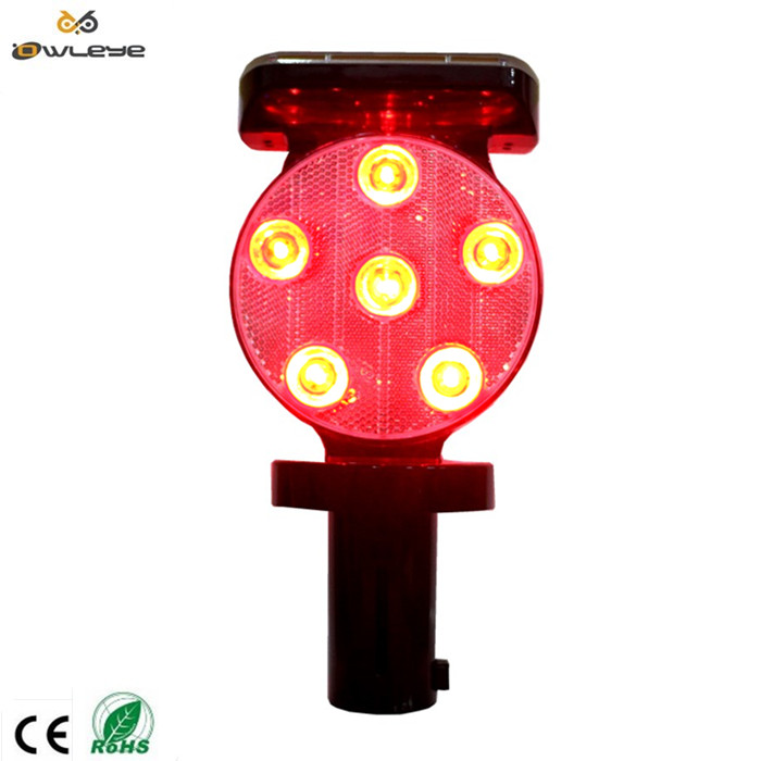 New 12 LED solar warning light