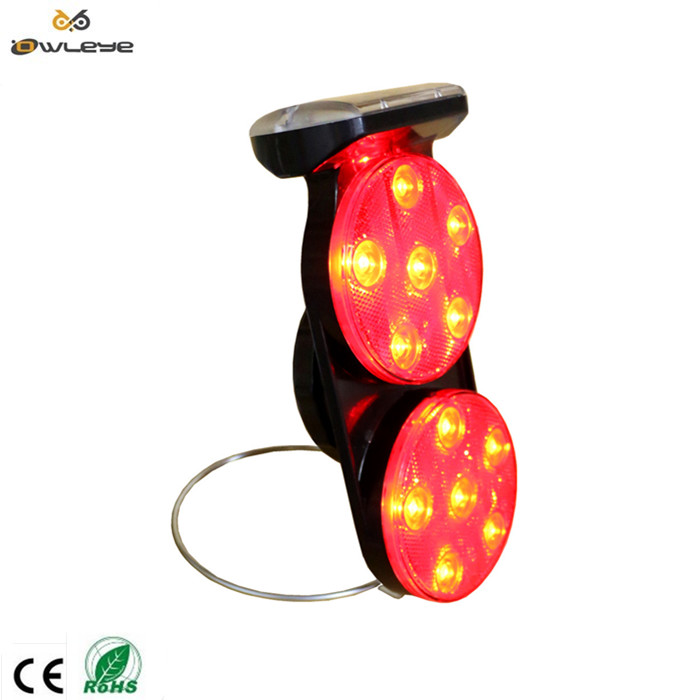 12 LED solar traffic cone light