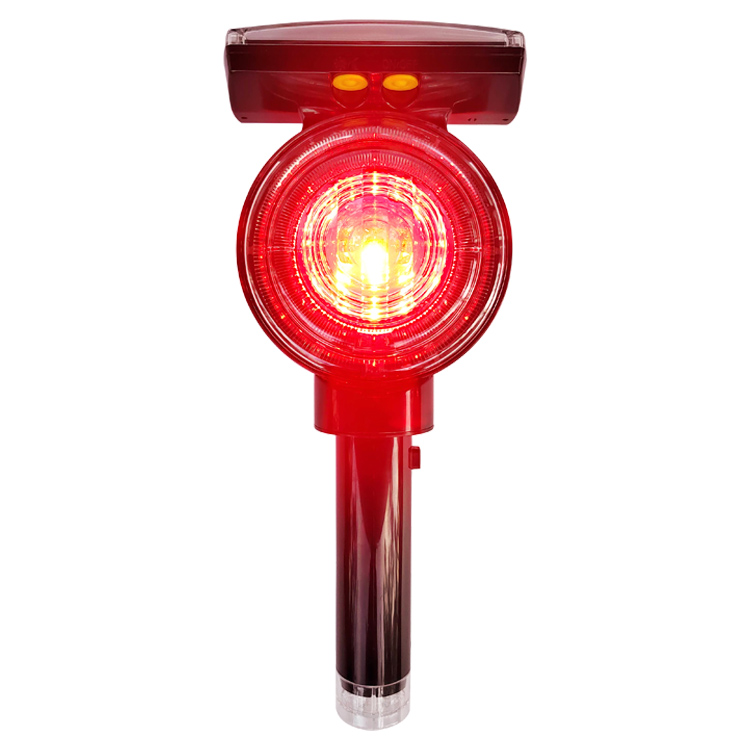 New 10LED solar warning light with handle light