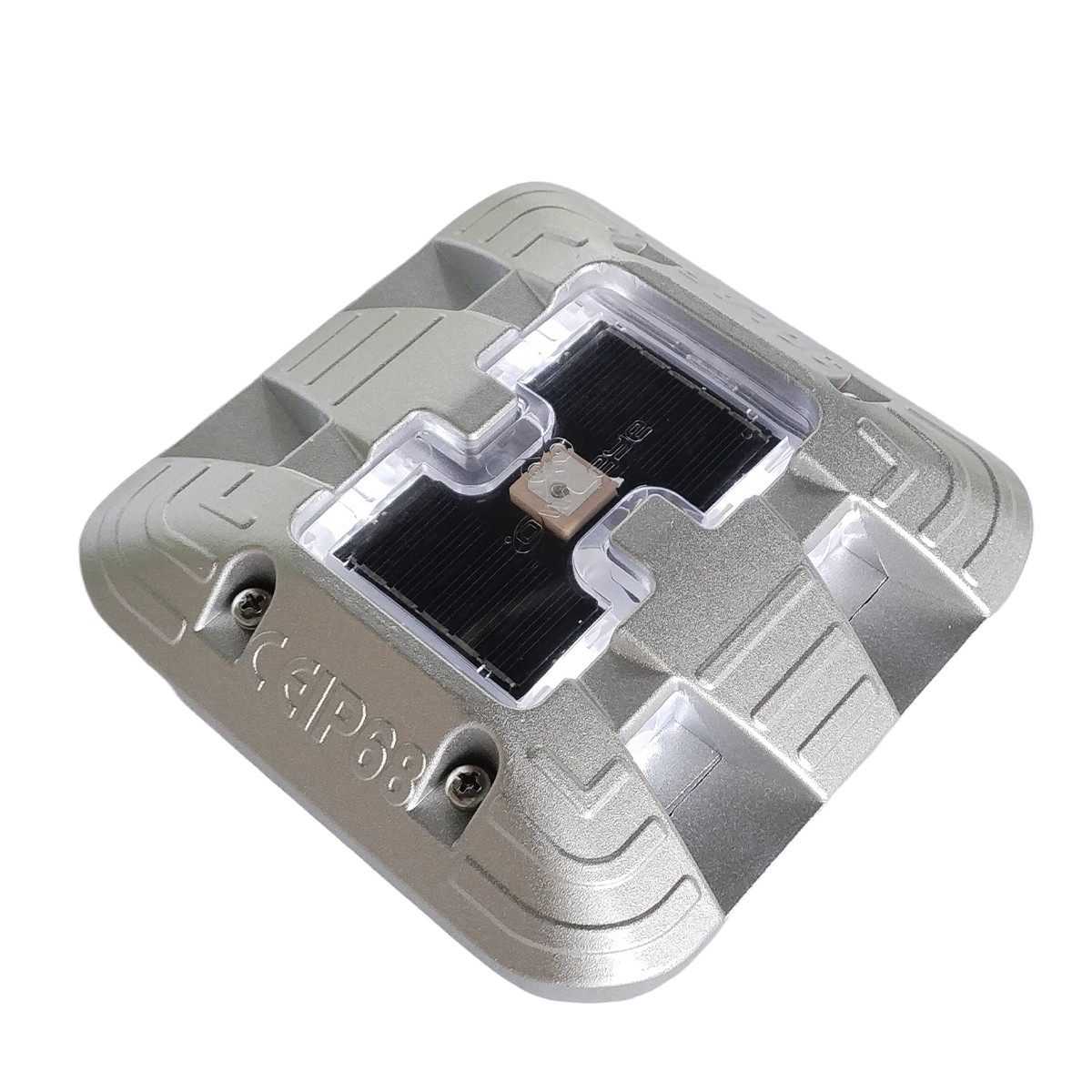 GPS chase flash aluminum solar road stud