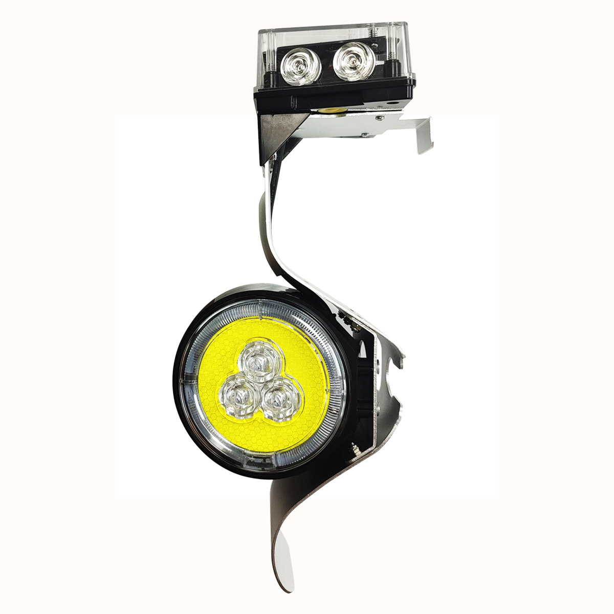 	Solar guardrail delineator light